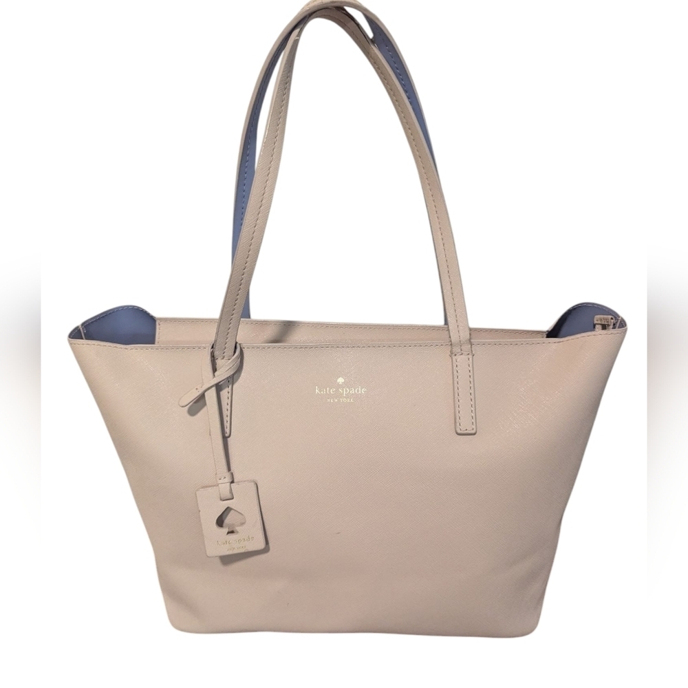 Kate Spade ,Scotts Place Lidia ,Beige Tote Bag - Picture 2 of 9